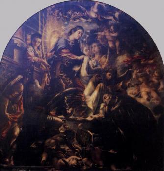 Juan De Valdes Leal : Miracle Of St Ildefonsus